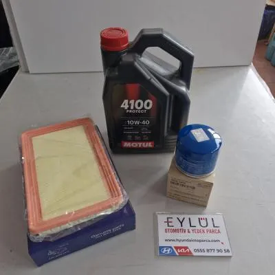 Accent 95-00 Yumurta 1,5 Enj. Yağ Bakım Seti Motul