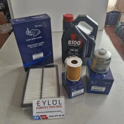 Accent 03-05 Admira 1,5 Dizel 3 sil. Yağ Bakım Seti Motul