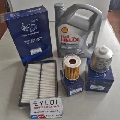 Accent 03-05 Admira 1,5 Dizel 3 sil. Yağ Bakım Seti Shell