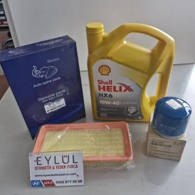 Getz 1,3 / 1,4 Benzinli Yağ Bakım Seti Shell